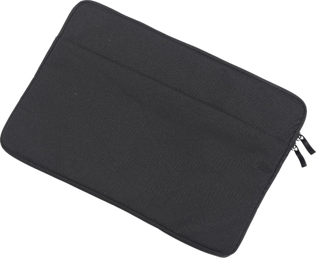 Case2go - Laptoptasche Hülle Tasche für Macbook, Laptop, Chromebook - Baumwolle - 13 Zoll - Mit Extrafach - Ultimativer Schutz - Schwarz