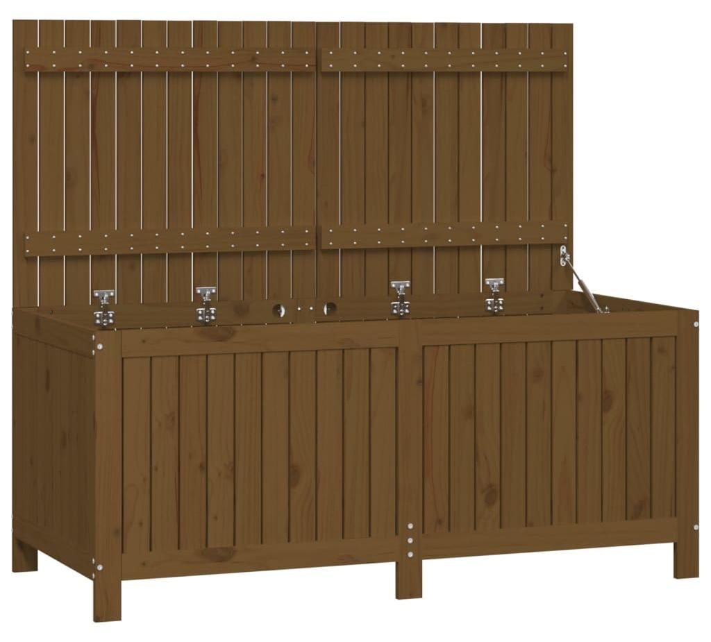 vidaXL Gartentruhe Honigbraun 147x68x64 cm Massivholz Produktbild 