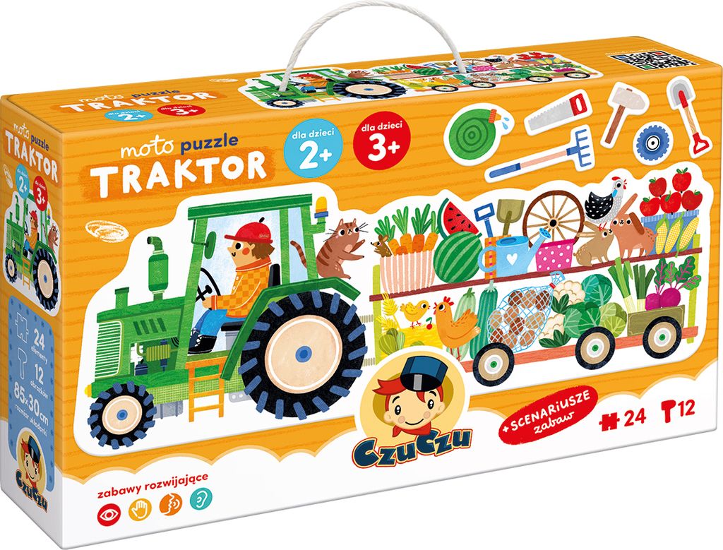 CzuCzu moto puzzle Traktor 93211