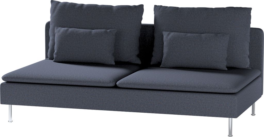 Dekoria Bezug für Söderhamn Sitzelement 3, dunkelblau, Bezug für Sitzelement 3