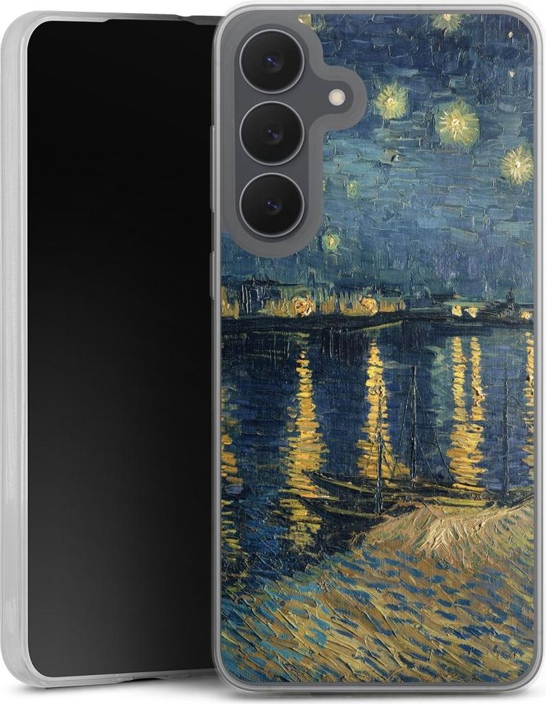 DeinDesign Slim Hülle für Samsung Galaxy S25 FE Silikon Case Ultra Dünn Handyhülle Kunst Malerei