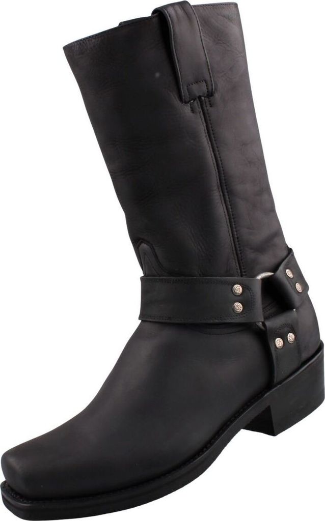 Sendra Herren Biker Boots Thinsulate 8833 Schwarz