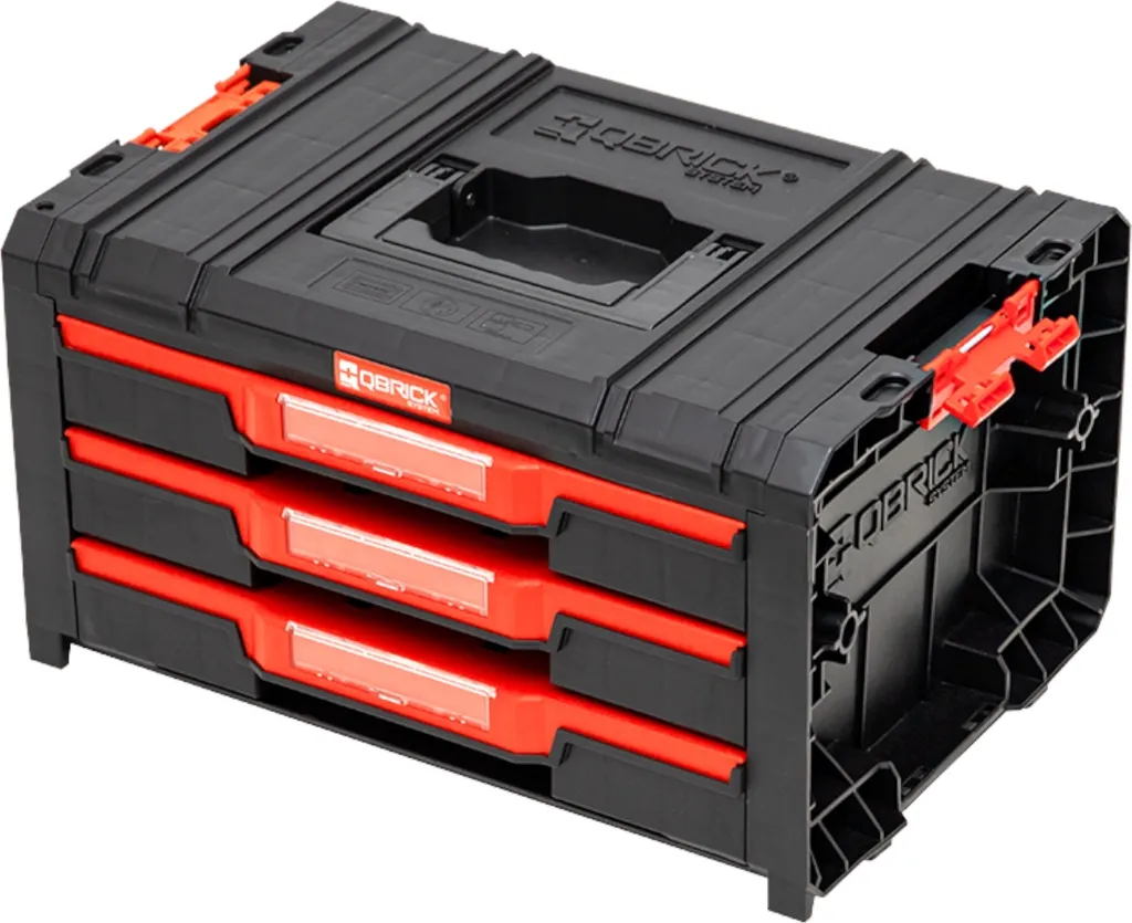 Système de Rangement Antichoc Qbrick Pro Drawer 3 2.0 pour Chantier