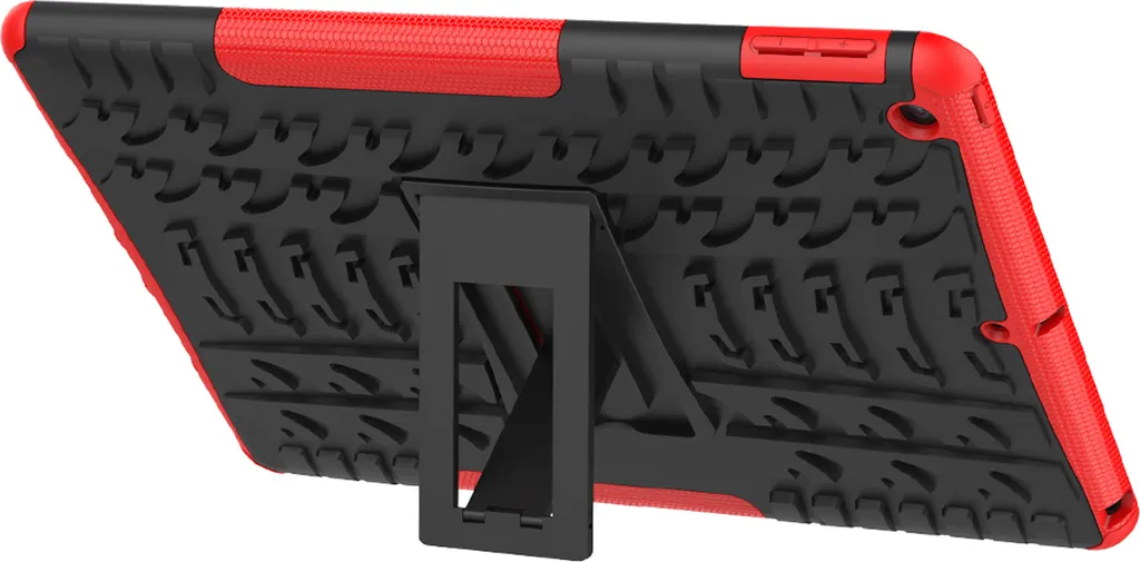 Custodia per Apple iPad 10.2 pollici 2019/2020/2021 Cover Protezione antiurto + Stand Rosso