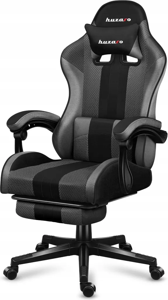 Siège Gaming Confortable Huzaro Force 4.7 Gris pour Longues Sessions - 23