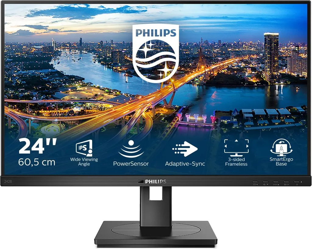 Moniteur PC 24 pouces Philips B Line 242B1 avec dalle IPS fluide