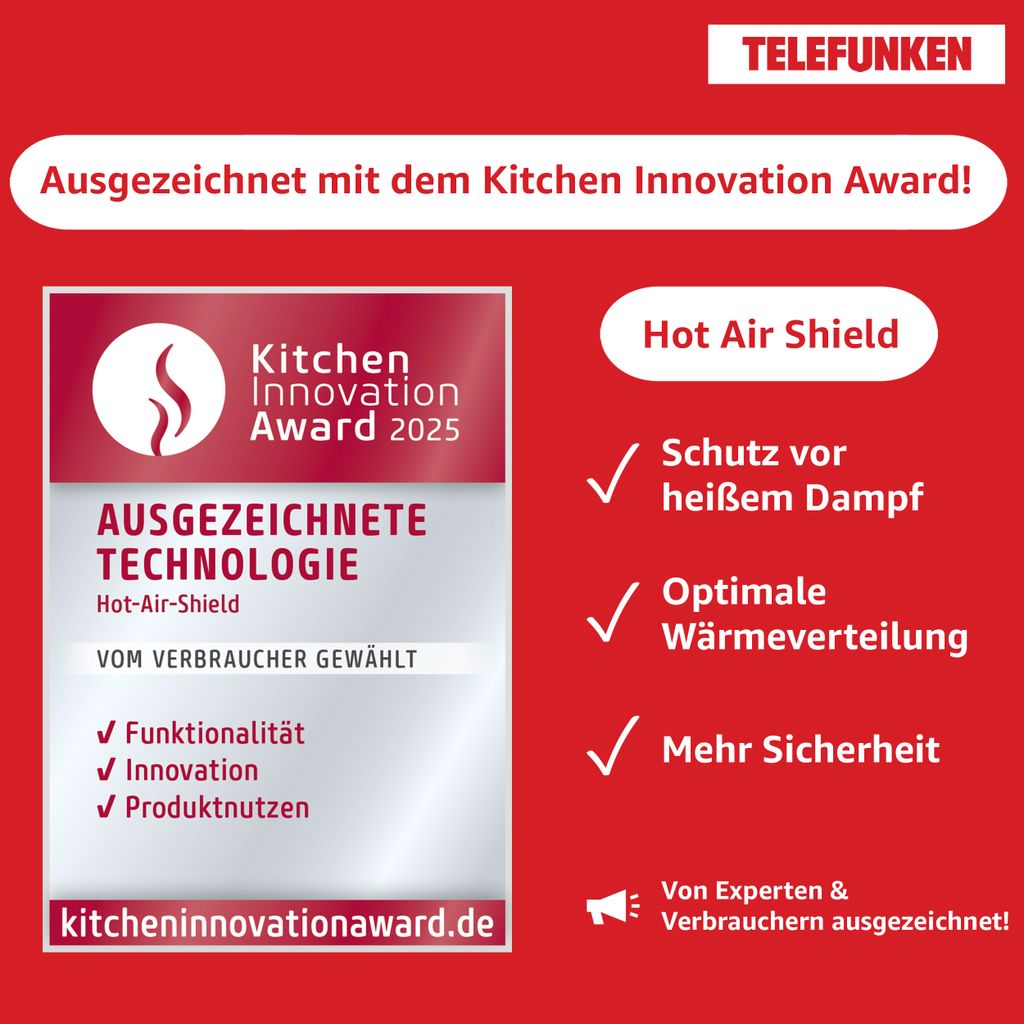 Telefunken ECHS65A-B2 Einbauherd-Set | Produktbild 3