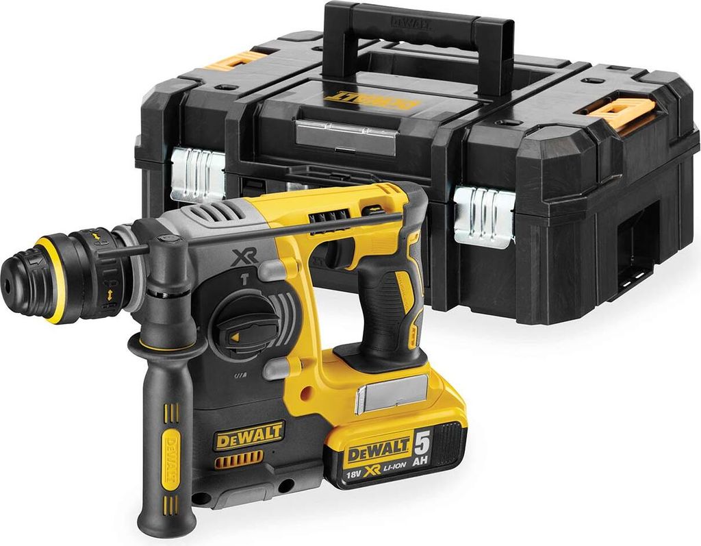 DeWALT Akku-Kombihammer DCH274P2T-QW SDS-plus, 18V 5Ah Set T STAK-Box II - 2,1 J