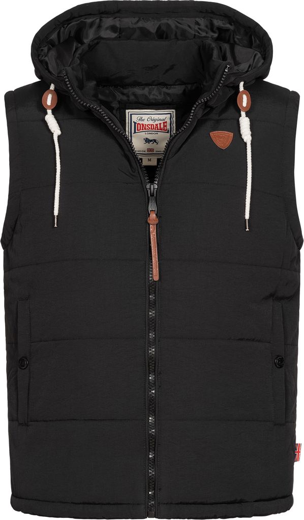 Lonsdale Polmear Weste Schwarz L Mann Schwarz L Produktbild 