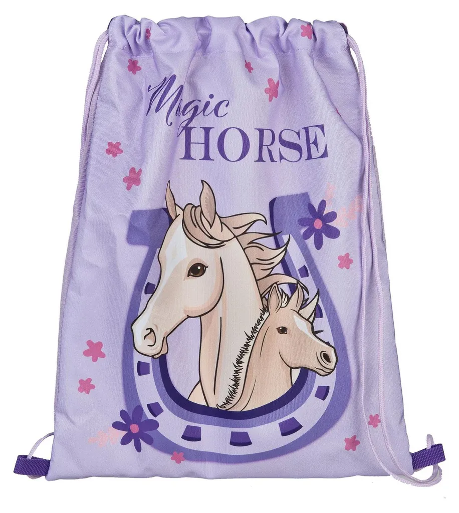 Sac d'école Scooli EasyStart Magic Horse lilas idéal pour le CP au CE2