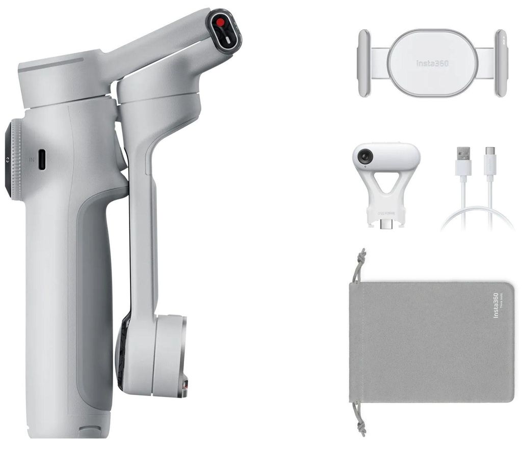 Insta360 Gimbal Flow 2 Pro Ai Tracker/Cinsabqb/Truckergrey Immagine del prodotto 