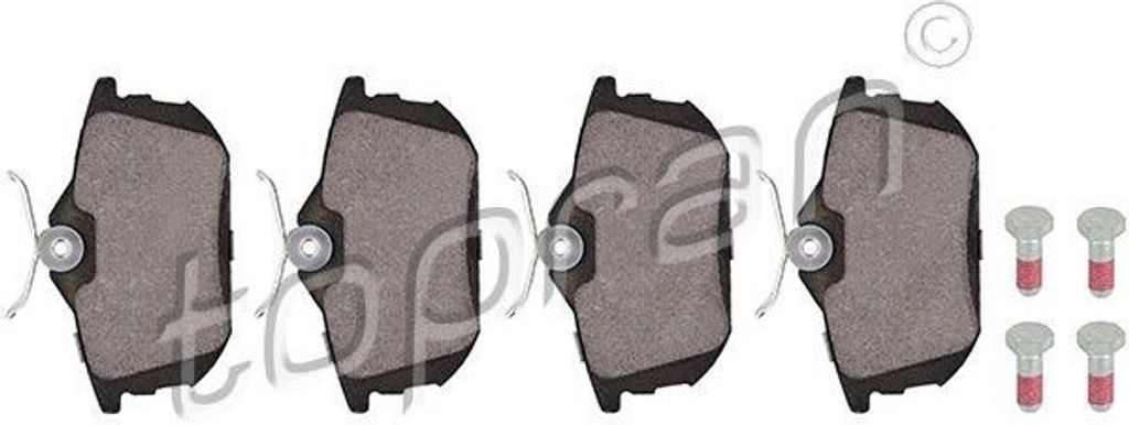 TOPRAN 407 961 - OE MN125772 Bremsbeläge, Hinten für Forfour (454)
