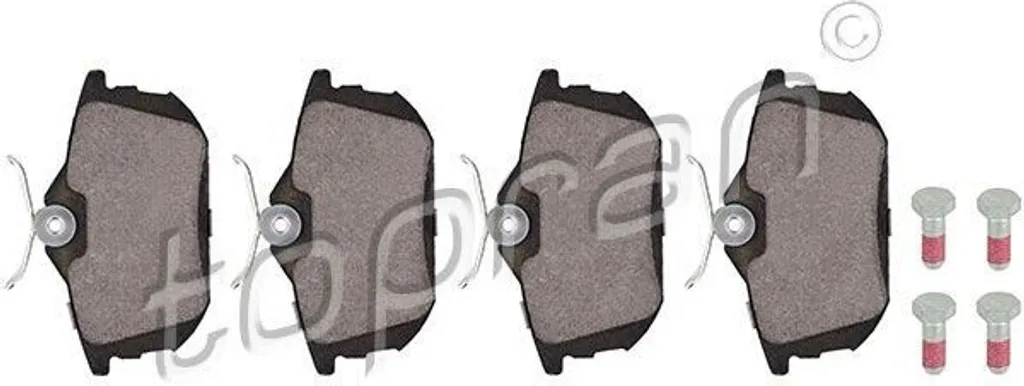 Plaquettes de frein arrière pour Smart Forfour 454 entretien Topran OE