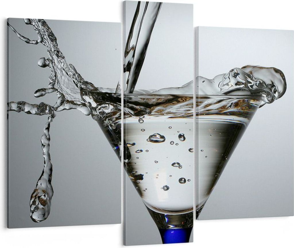 Bild auf Leinwand - Leinwandbild - Glas Wasser Produktbild 