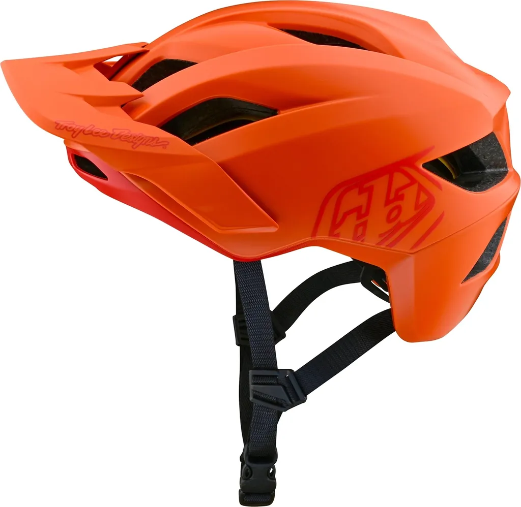 Casque Flowline MIPS Troy Lee Designs Point Mandarin 57-59cm avec Visière