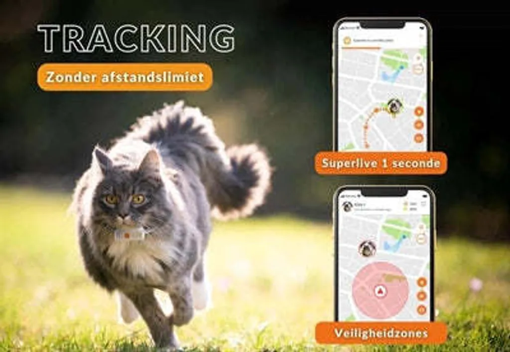 Weenect XS Traceur GPS pour chat noir et blanc - Localisation en temps réel - 7