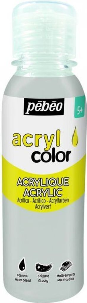 Mehrseitige Acrylfarbe - Silber - 150 ml