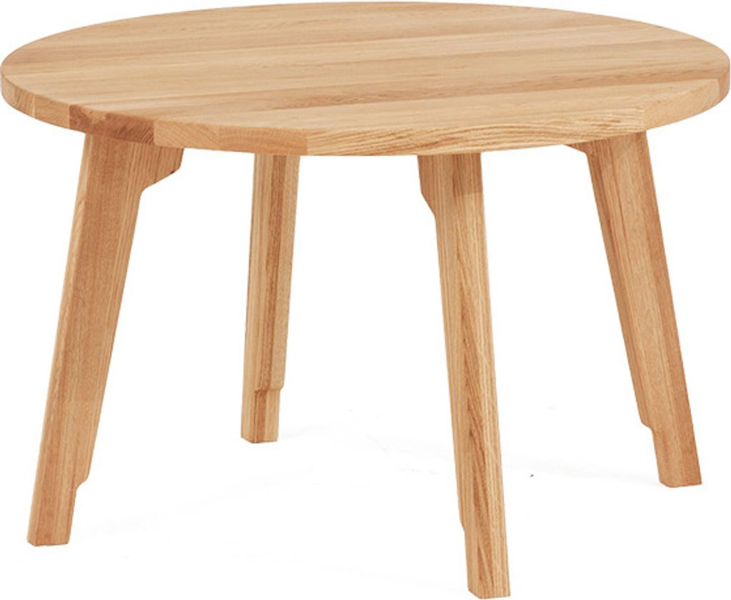 Couchtisch Tisch PIETRO Wildeiche Massivholz 80x80 cm