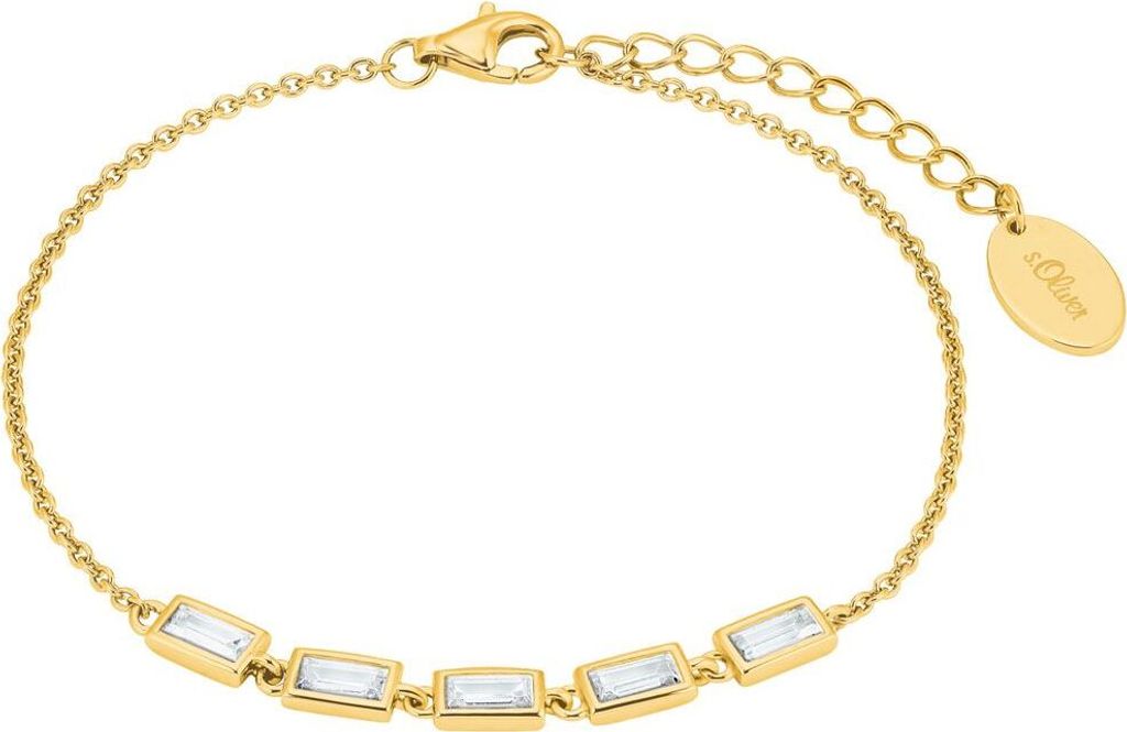 s.Oliver Armband 925 Sterling Silber Damen mit Zirkonia