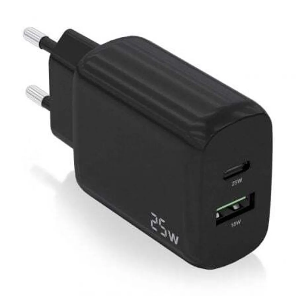 Aisens A110-0759/ 1xUSB Type-C/ 1xUSB/ 25W Caricatore da parete