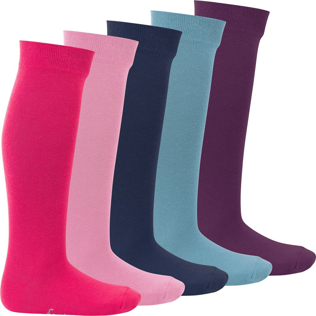 Footstar EVERYDAY! Kinder Kniestrümpfe (5 Paar) Sweet Colours 31-34