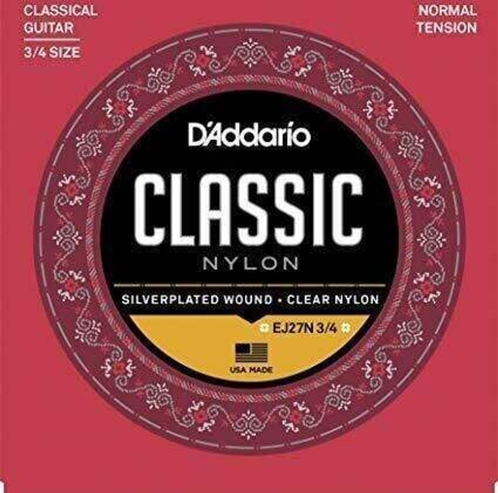 D'Addario EJ27N-3/4 Nylonové struny pre klasickú gitaru Obrázok produktu 
