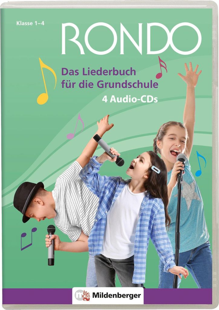 RONDO - Das Liederbuch für die Grundschule - 4 Audio CDs