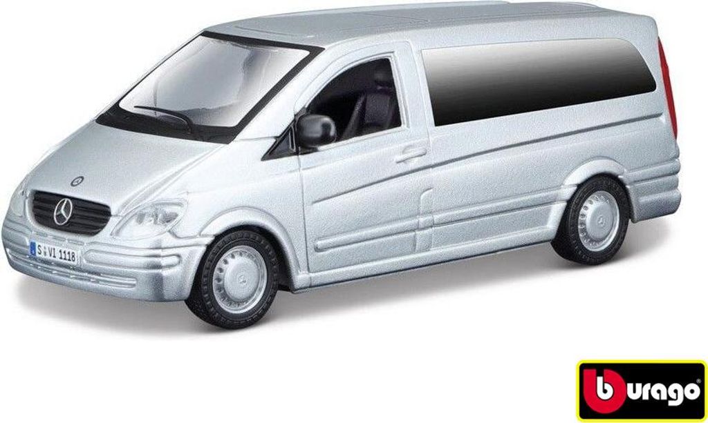 Bburago Mercedes-Benz Vito 1:32 gris métallisé Image du produit 