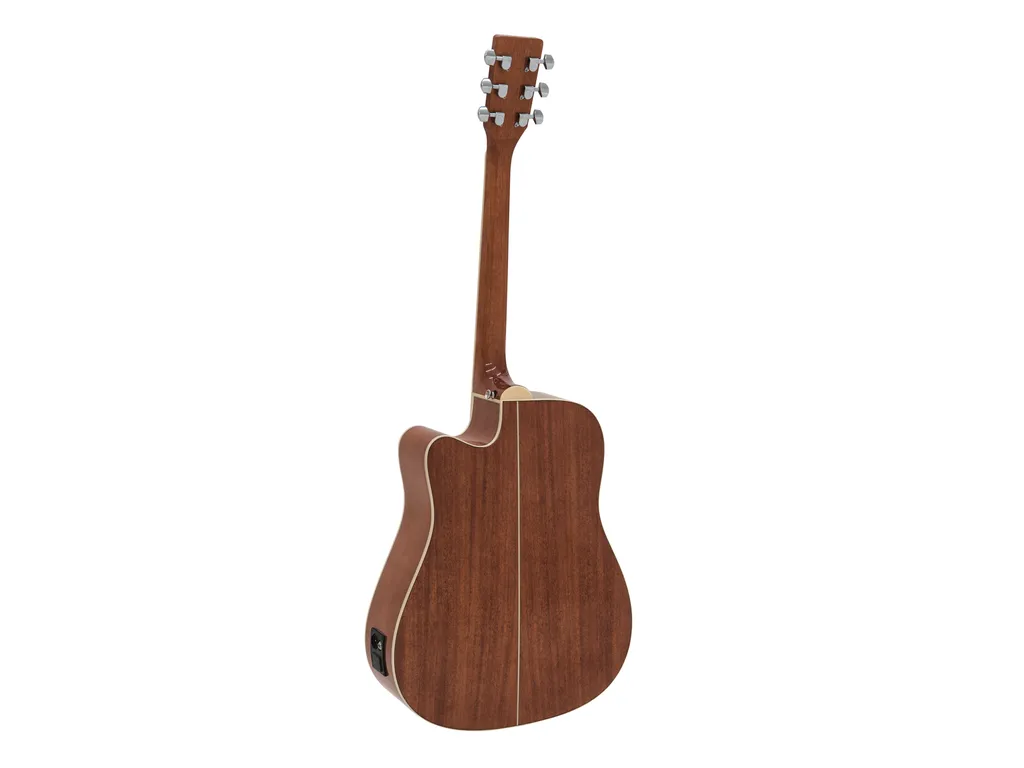 Guitare Folk Dreadnought Naturelle DR-520 - Instrument à Cordes Acier