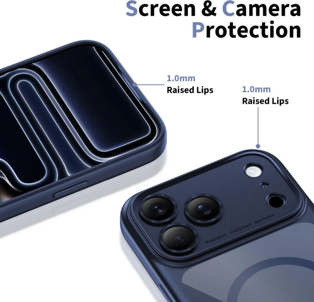 Custodia Elegante Tech-Protect Magpeak iPhone 17 Pro Max Blu - 3
