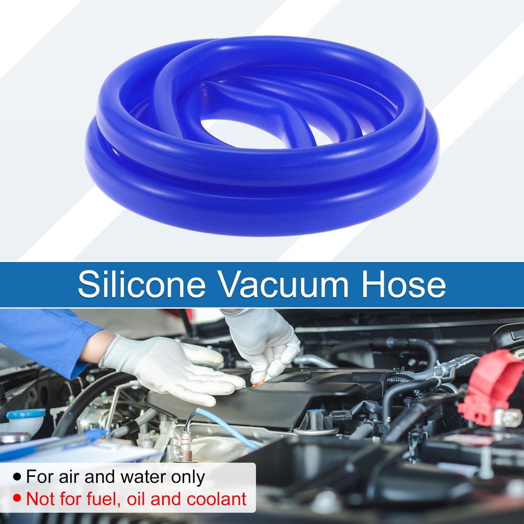 Silikon-Vakuumschlauch Hochtemperatur 10Ft 13/16" 20mm ID 3,5mm Dicke Automobil-Vakuumschlauch Blau 1 Stück 130PSI Maximaldruck