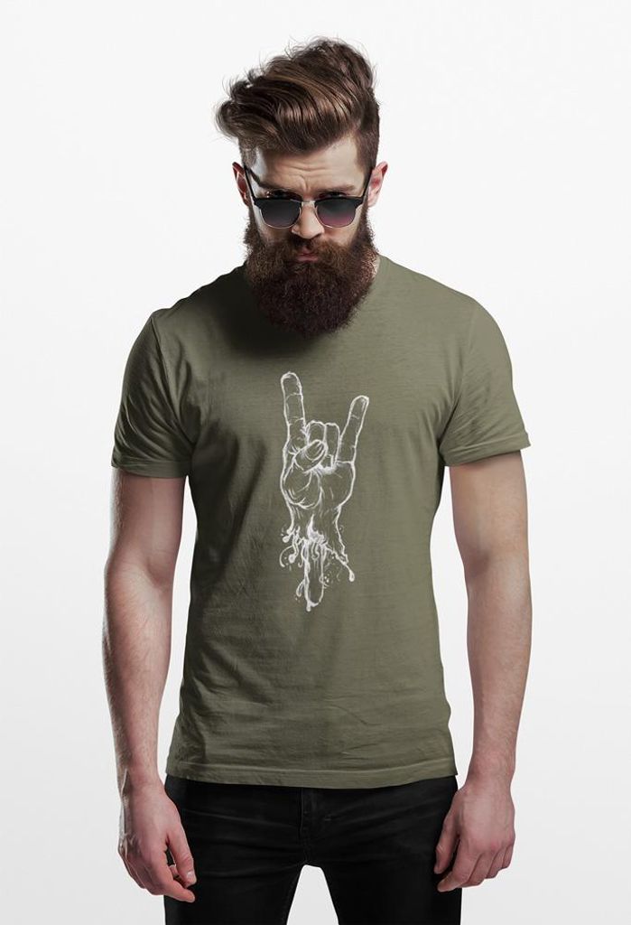 D&B 150 Uni Polo ZN00015 Rock MilitärGrün-Größe 2XL