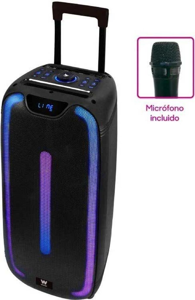 Altavoz Portable con Bluetooth Woxter Rock'n'Roller ST/ 100W