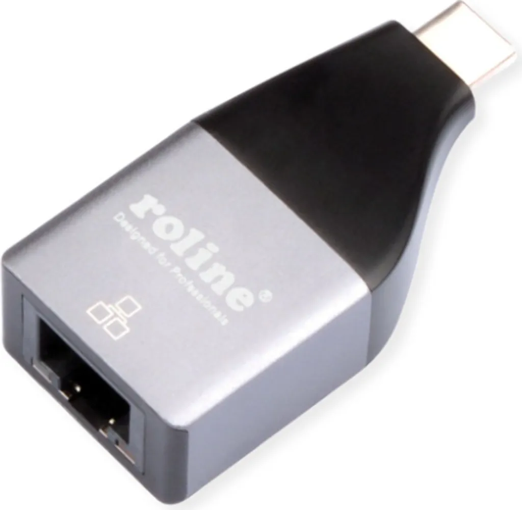 Plus de Wi-Fi Instable : Adaptateur USB-C vers RJ45 ROLINE 12.02.1110 Argent