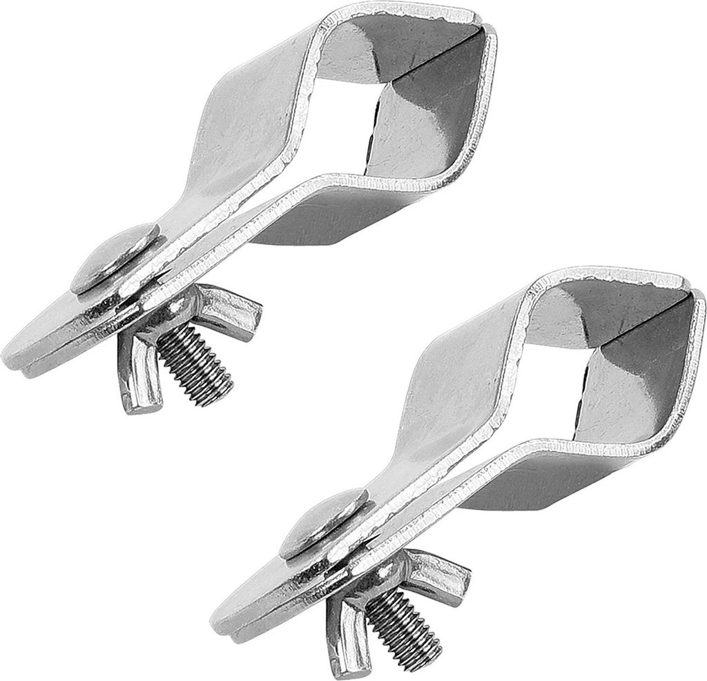2x Zeltrohrschelle 28-32mm für Zeltstangen, Markisengestänge Camping Rohrklemme