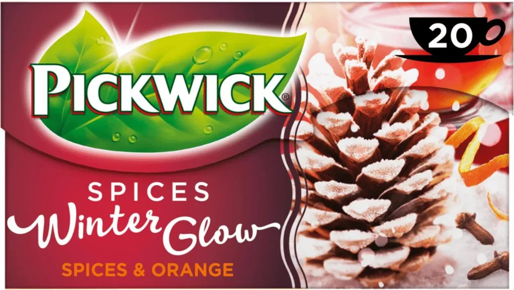 Pickwick Winterglühen Thé Noir Épices - 100 Sachets de 2g pour l'Hiver