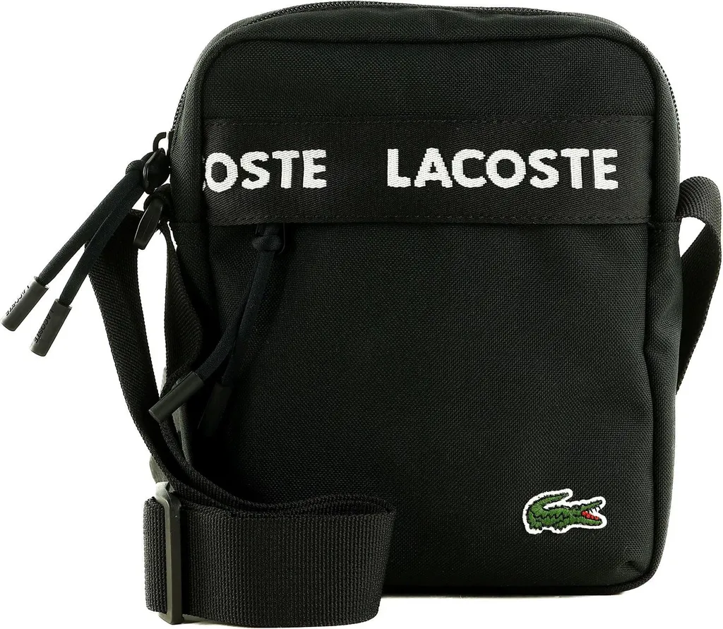 Lacoste Shoulder Bag NU4686NZ-TU in Black color size Talla unica