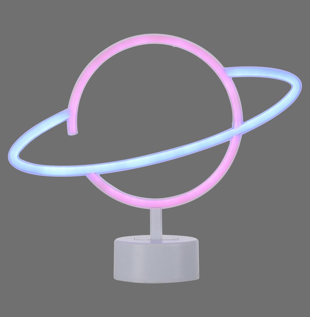 JUST LIGHT NEON-SATURN LED Neon-LED-Bild Pink,blau 1W Produktbild 
