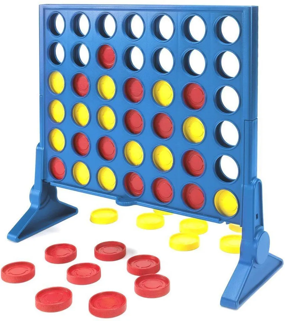 Hasbro Gaming Quatre dans une rangée - Jeu de Société Classique Grille