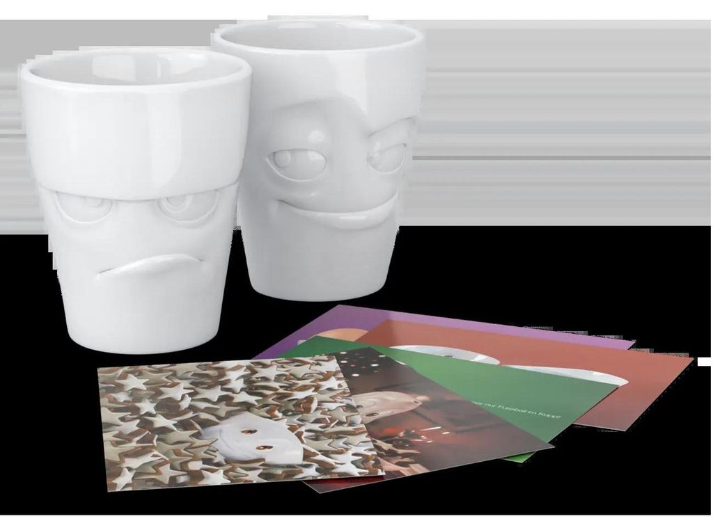 FIFTYEIGHT 350ml Becher - Grummelig & Verschmitzt weiß Obrázok produktu 