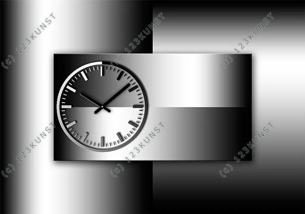 Orologio Dixtime 3732: Meccanismo Silenzioso e Alluminio 35x50cm