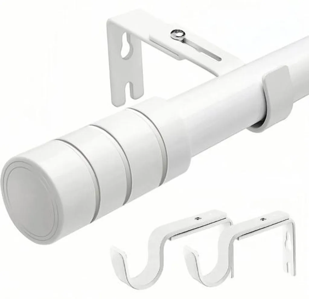 Étagère télescopique blanche : rangez sans percer vos murs 110-210 cm