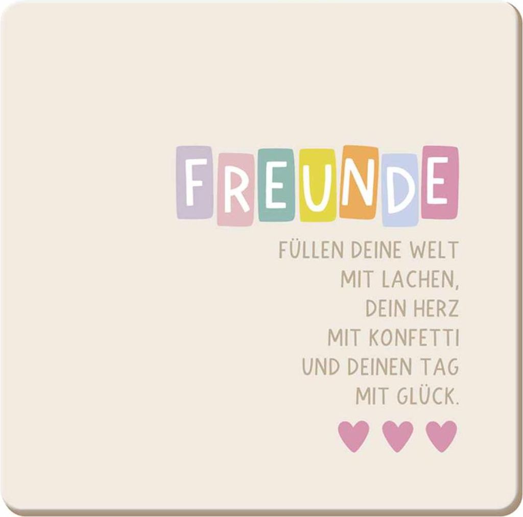 Grafikwerkstatt Korkuntersetzer Freunde Sonstige