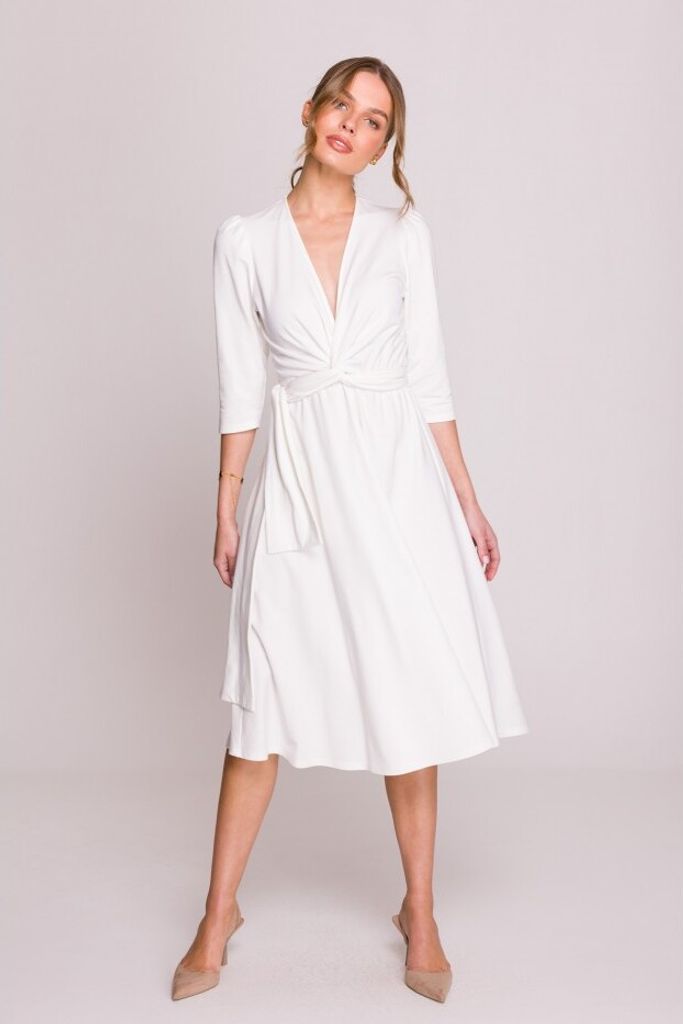 Stylove Midikleid für Frauen Gajza S404 natur XXL