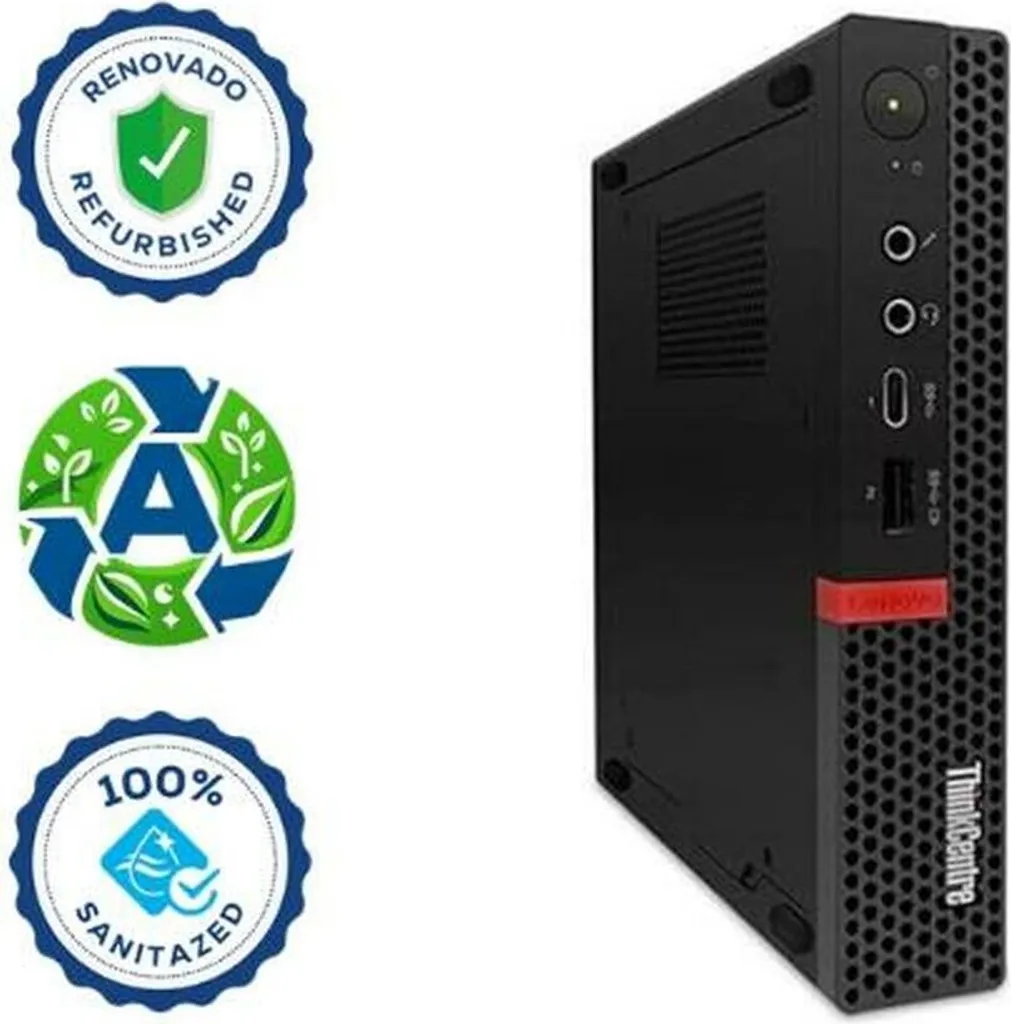 Lenovo M920Q Mini PC Intel Core i3-8100T 8Go RAM 256Go SSD Noir