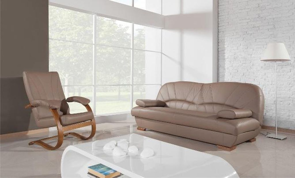 Sofa 3 Sitzer Design Sofas Polster Couchen Leder Relax Moderne Dreisitzer Neu