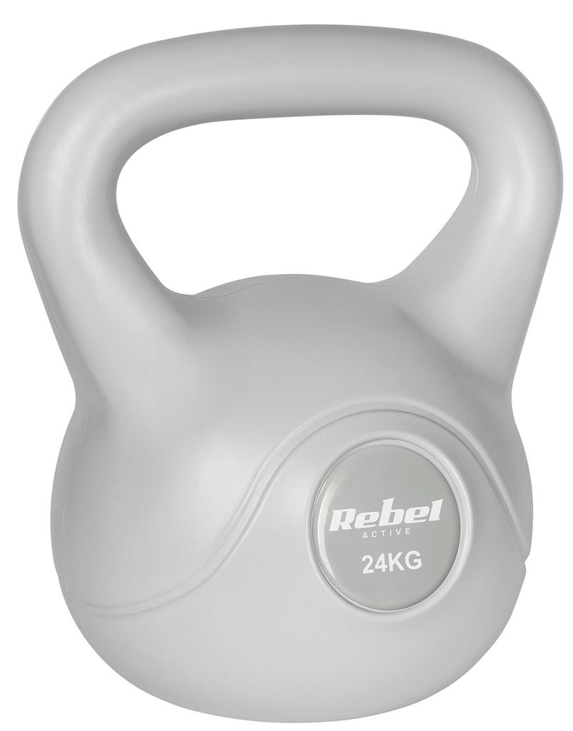 Rebel RBA-2322G, kettlebell attivo da 24 kg, colore grigio Immagine del prodotto 