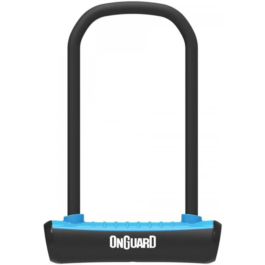 Serrure vélo type fer à cheval Onguard 115x230mm bleue haute résistance