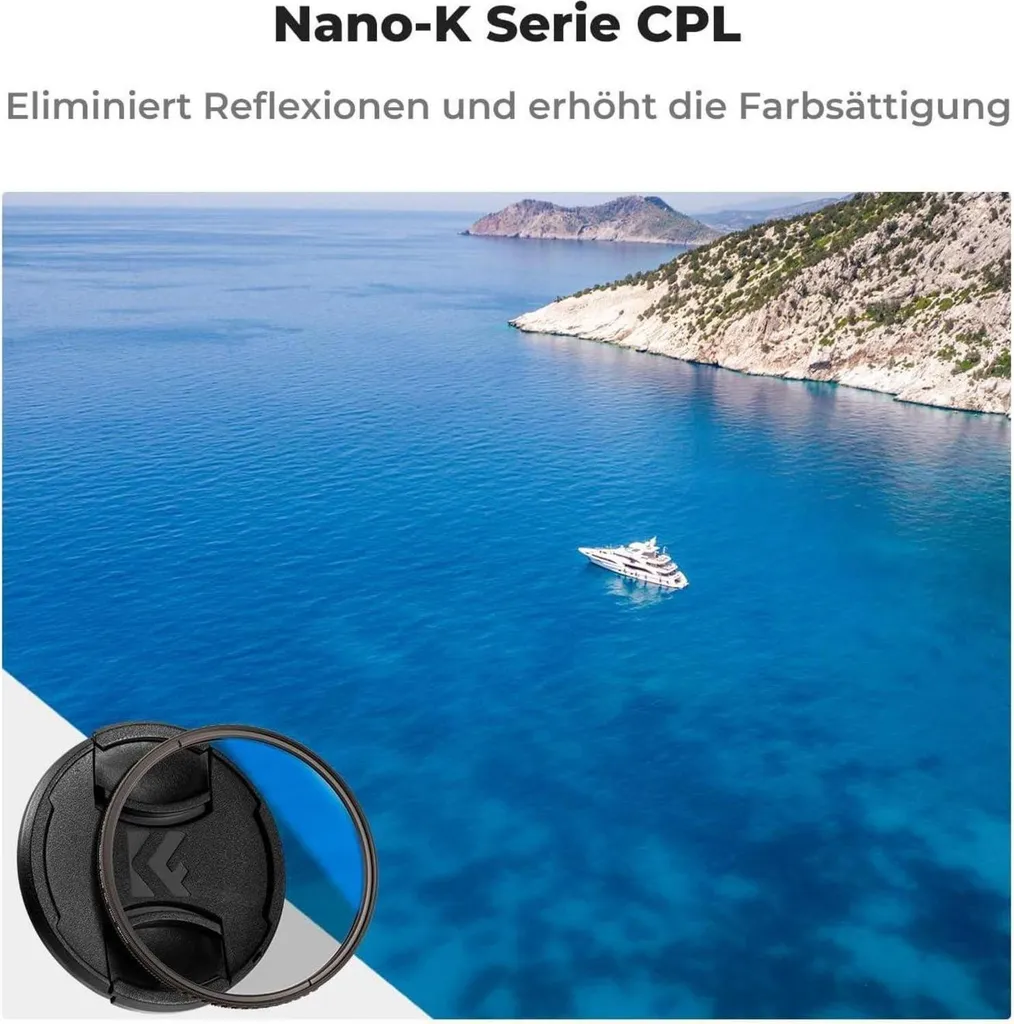 Filtro Polarizzatore 52mm K&F Concept CPL Slim + Kit Accessori - 2
