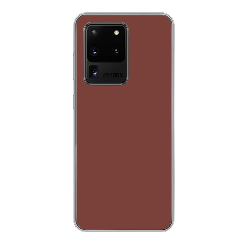 MuchoWow Handyhülle Schutzhülle Hülle für Samsung Galaxy S20 Ultra Palette - Rot - Innenbereich Silikon Softcase Handy Hülle - Karteninhaber